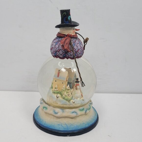 Jim Shore Heartwood Creek Frosty Days Warm Hearts Snowman S4017628 - Picture 4 of 6
